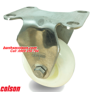 Bánh Xe Càng Inox 304 Nhựa Nylon Pa, Cố định Tải Trung Banhxecolson.com Bánh Xe Càng Inox 304 Nhựa Nylon Pa, Cố định Tải Trung Banhxecolson.com