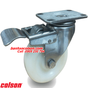 Bánh Xe Càng Inox 304 Nhựa Nylon Pa, Xoay Khóa Tải Trung Banhxecolson.com Bánh Xe Càng Inox 304 Nhựa Nylon Pa, Xoay Khóa Tải Trung Banhxecolson.com