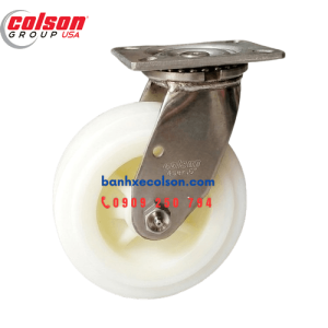 Bánh xe 150mm càng inox 304 PA xoay chuyển hướng 64001