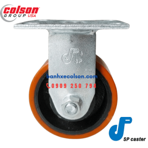 Bánh xe công nghiệp 315kg pu lõi gang 100x51 cố định S4-4208-959