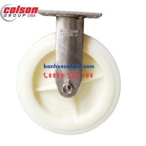 Bánh xe đẩy 200mm càng inox 304 cố định Nylon 4-8498-824